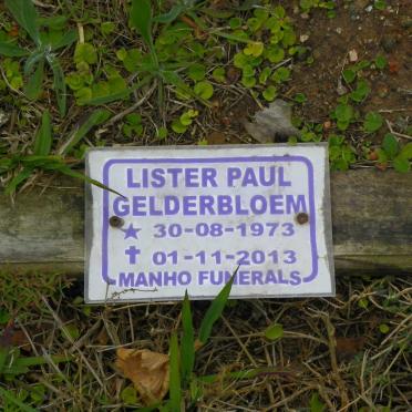 GELDERBLOEM Lister Paul 1973-2013