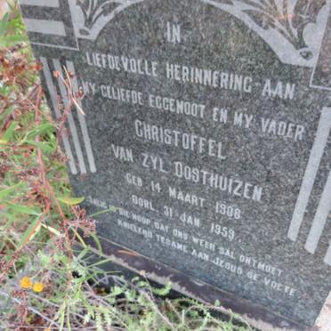 OOSTHUIZEN Christoffel van Zyl 1908-1959