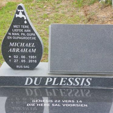 PLESSIS Michael Abraham, du 1951-2016