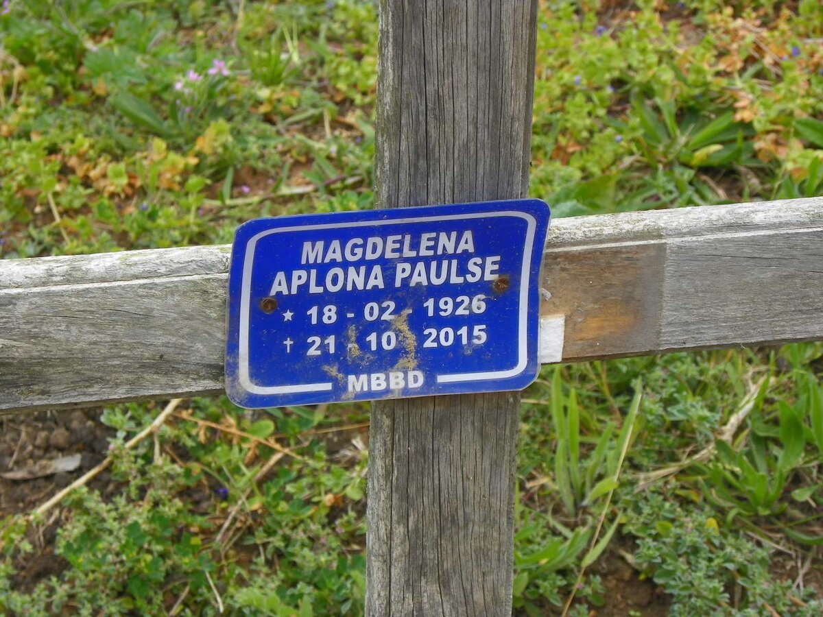 PAULSE Magdelena Aplona 1926-2015