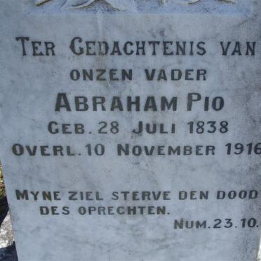 PIO Abraham 1838-1916