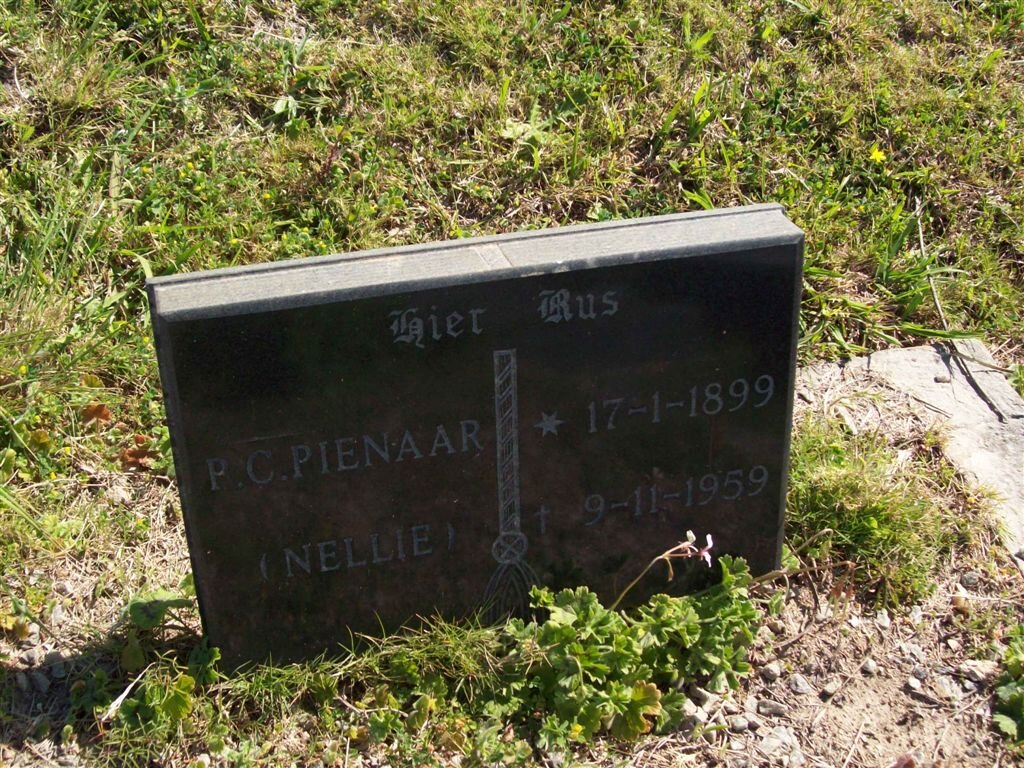 PIENAAR P.C. 1899-1959