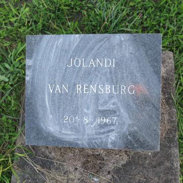 RENSBURG Jolandi, van -1967