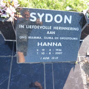 SYDON Hanna 1936-2007
