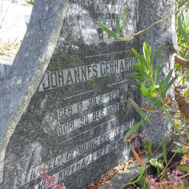 WEYERS Johannes Gerhardus 1923-1958 