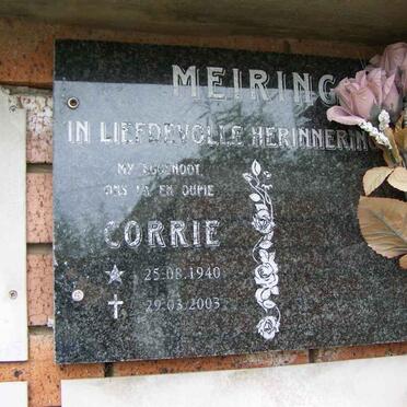 MEIRING Corrie 1940-2003