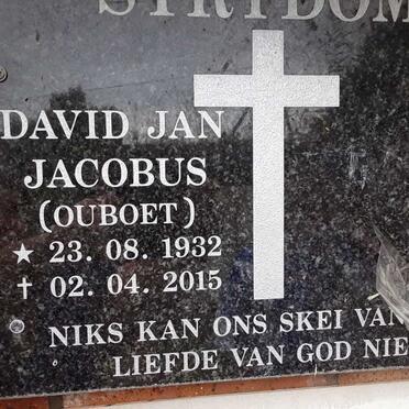 STRYDOM David Jan Jacobus 1932-2015
