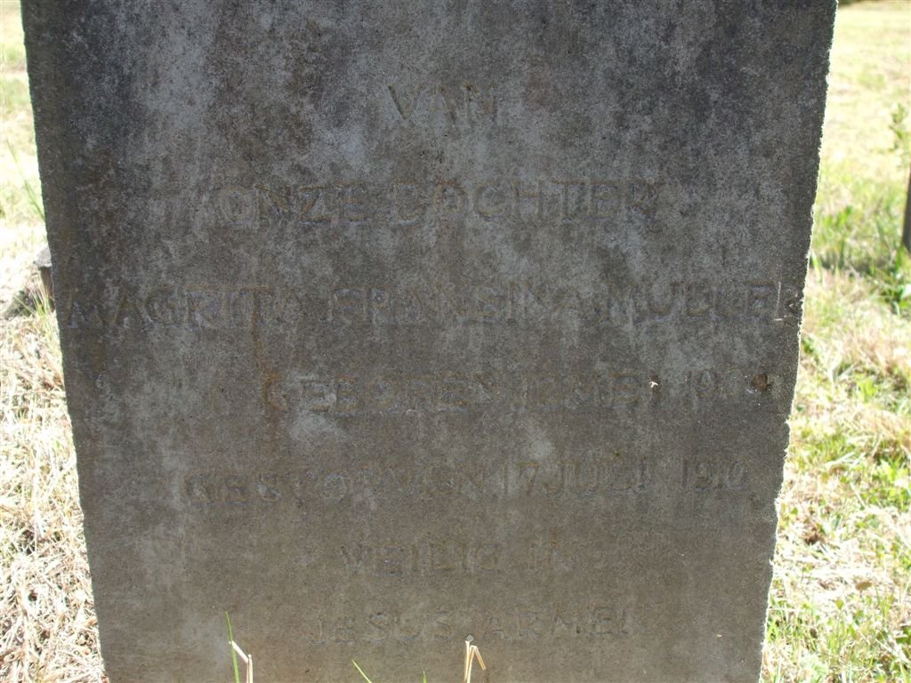 ?MUDOEL Magrita Fansina 190?-1910