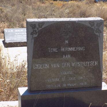 Western Cape, GEORGE district, Rural (farm cemeteries)