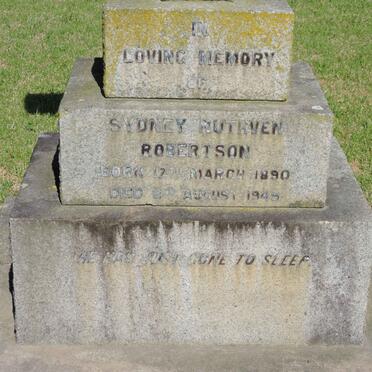 ROBERTSON Sydney Ruthven 1890-1945