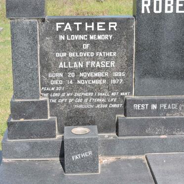 ROBERTSON Alan Fraser 1895-1977 &amp; Maria Susanna MEYER 1902-1970