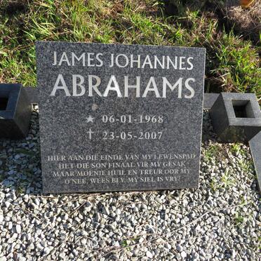 ABRAHAMS James Johannes 1968-2007