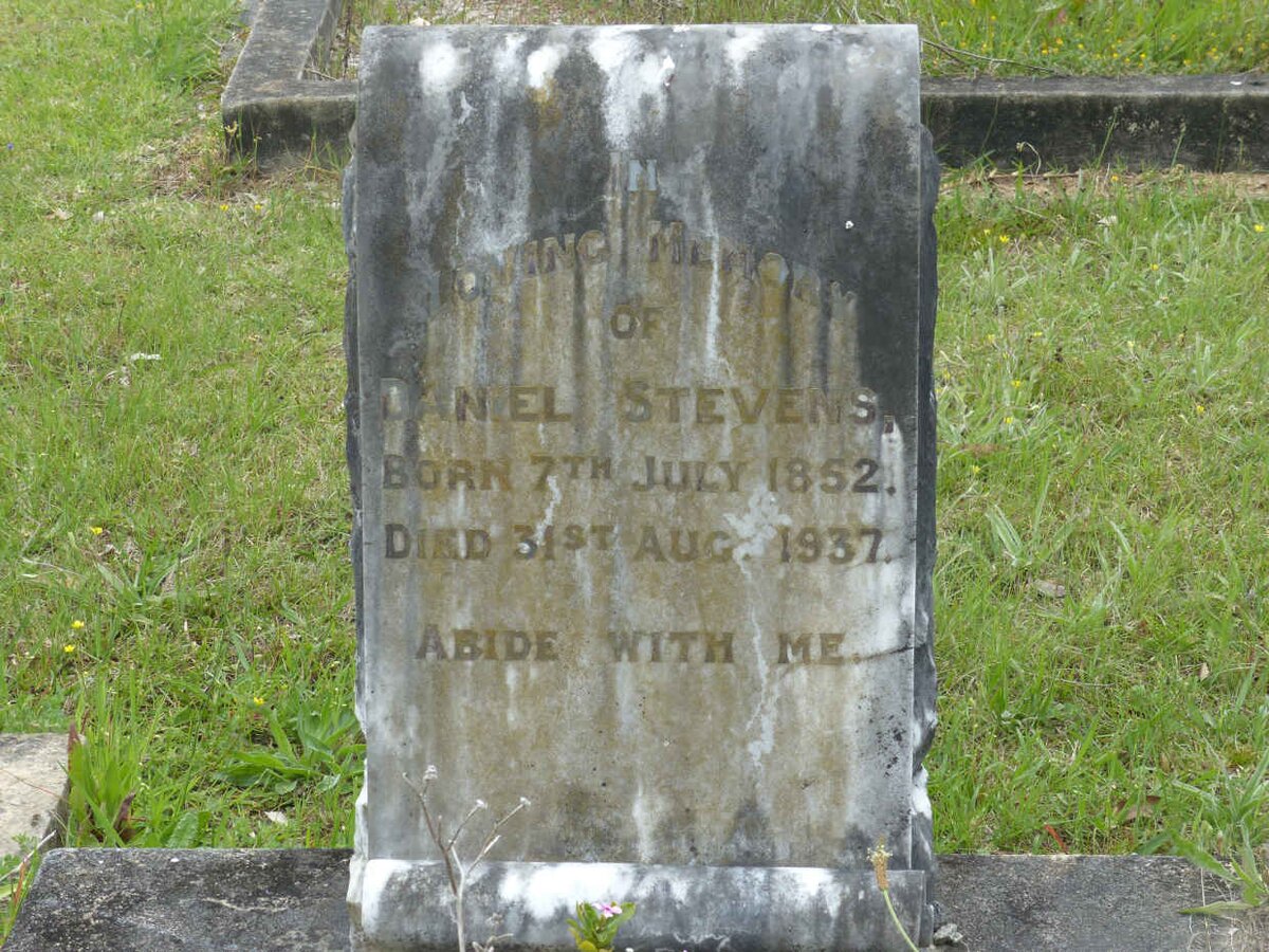 STEVENS Daniel 1852-1937