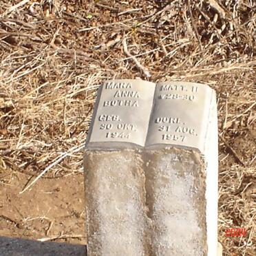 BOTHA Mara Anna 1944-1957 