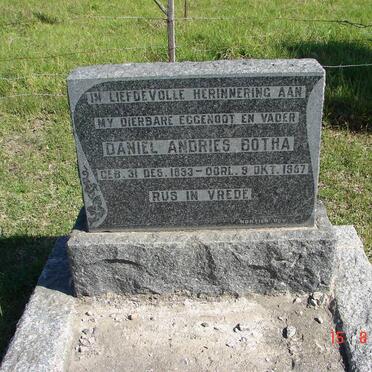 BOTHA Daniel Andries 1893-1957