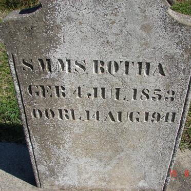 BOTHA S.M.M.S. 1853-1941