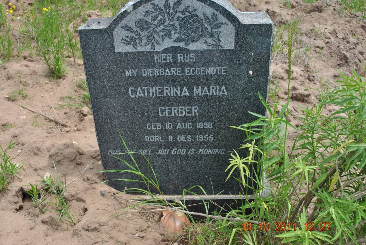 GERBER Catherina Maria 1898-1955