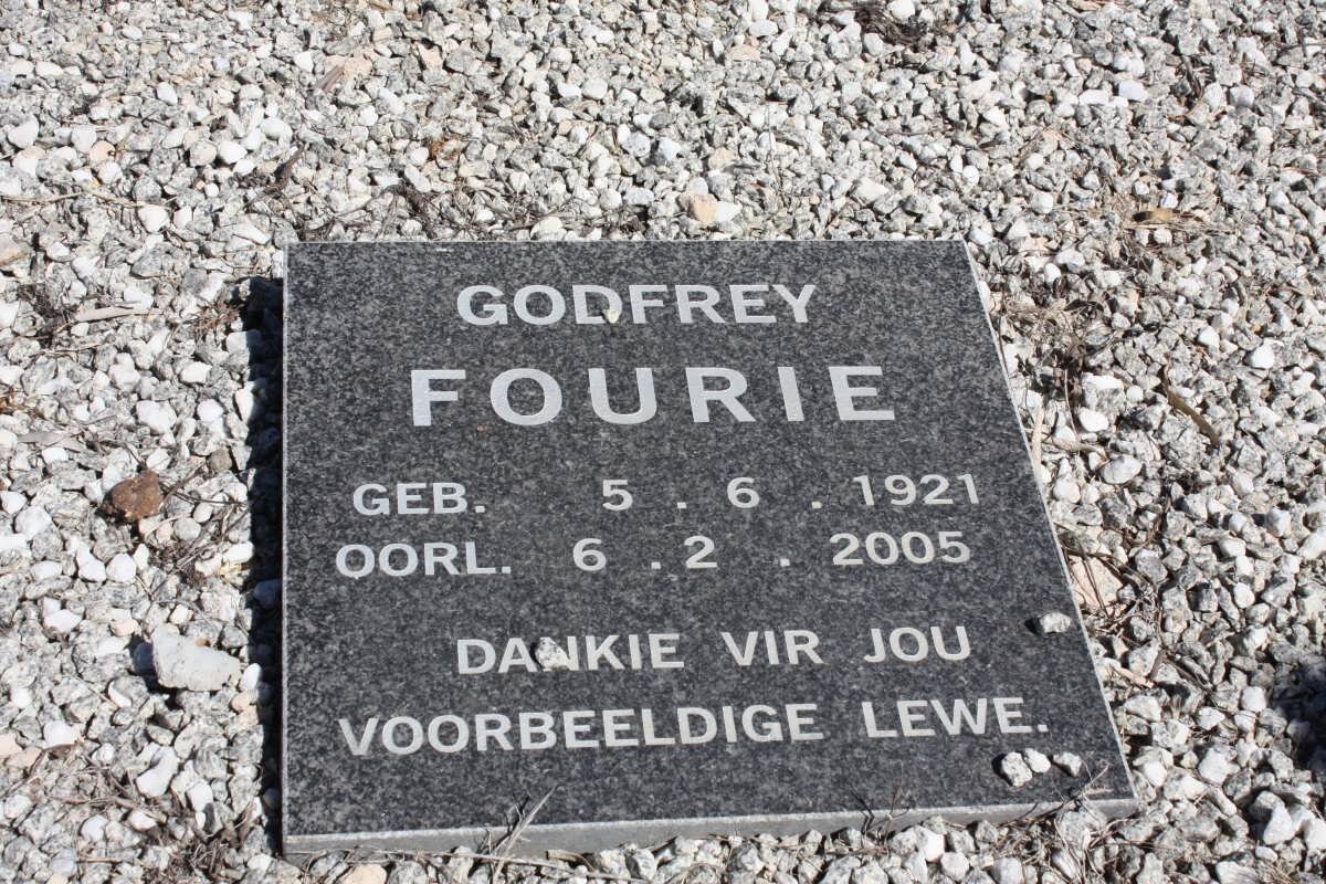 FOURIE Godfrey 1921-2005