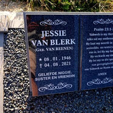 BLERK Jessie, van 1946-2021