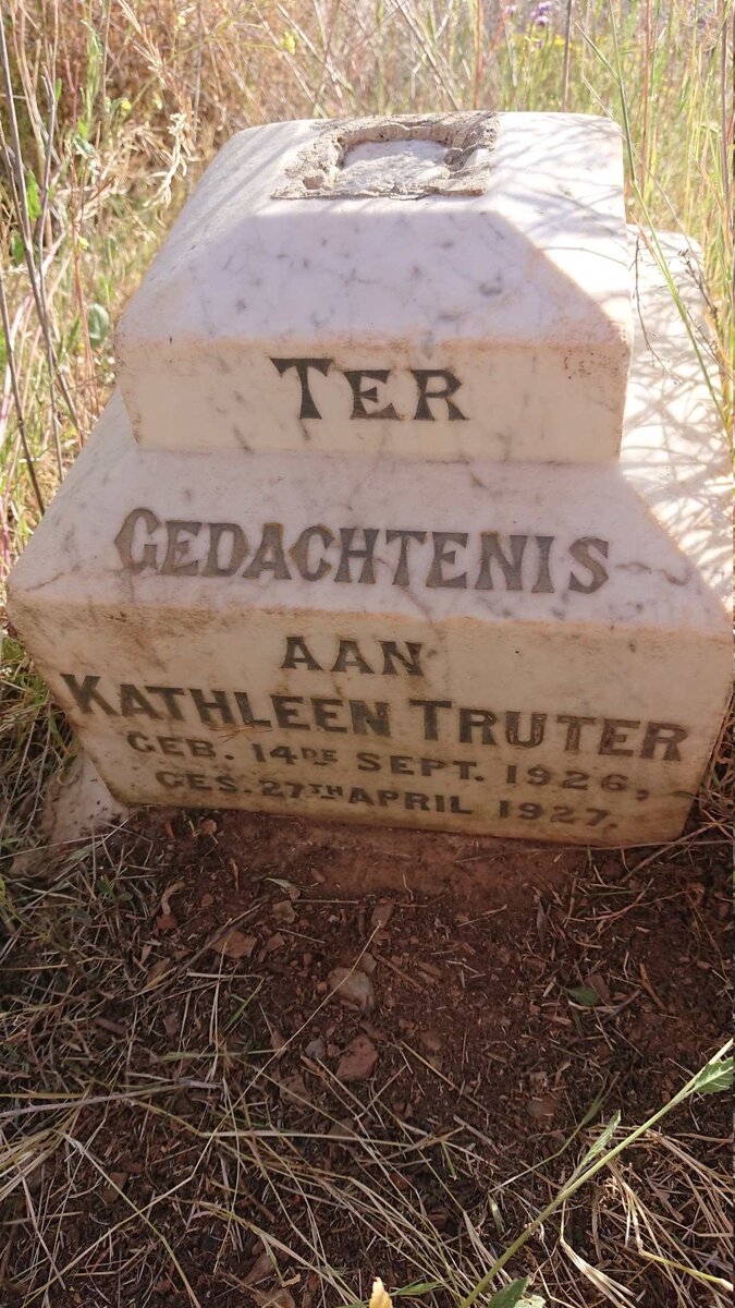 TRUTER Kathleen 1926-1927