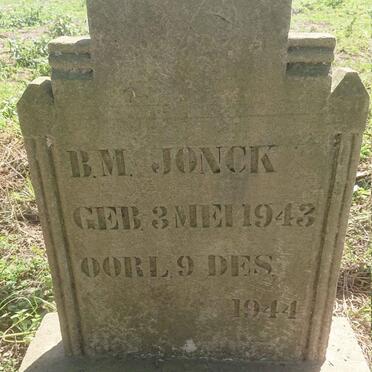 JONCK B.M. 1943-1944