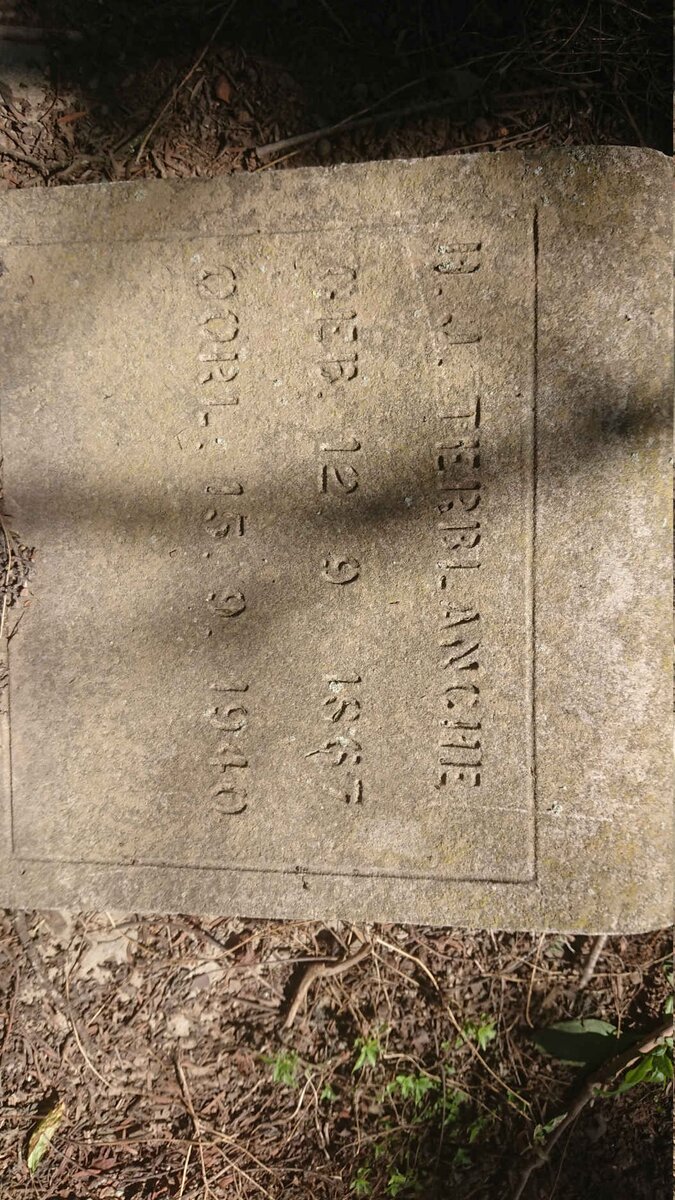 TERBLANCHE H.J. 1867-1940