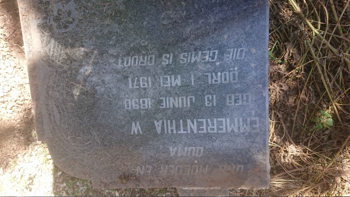 KOEN Jacobus Petrus 1881-1967 &amp; Emmerenthia W. 1890-1971