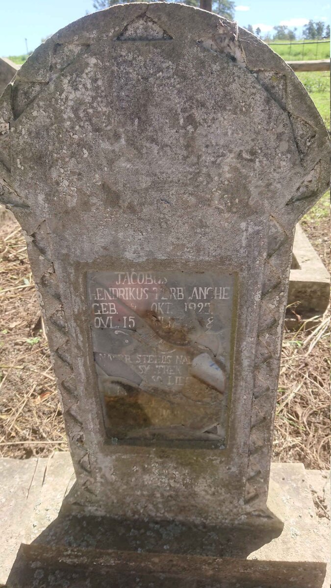 TERBLANCHE Jacobus Hendrikus 1929-1938