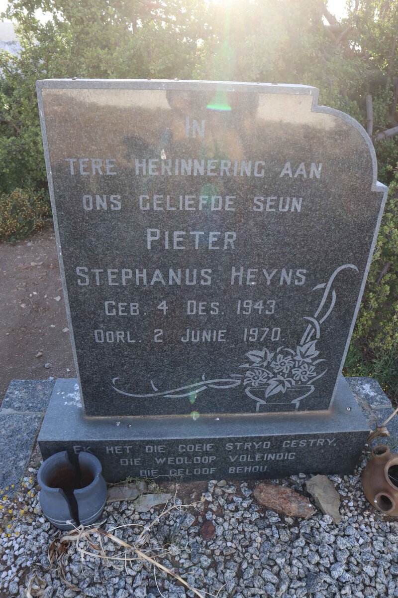 HEYNS Pieter Stephanus 1943-1970