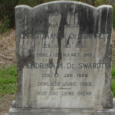 SWARDT Christiaan J., de 1860-1901 &amp; Hendrina M. 1866-1952