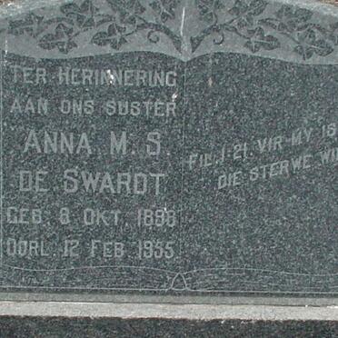 SWARDT Anna M.S., de 1896-1955