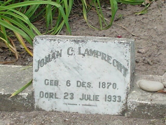 LAMPRECHT Johan C. 1870-1933