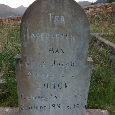 JONCK Lukas Jacobus Marthinus 1913-1954