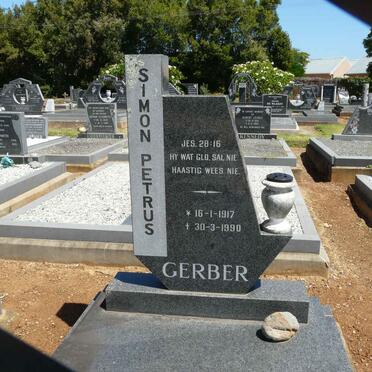 GERBER Simon Petrus 1917-1990