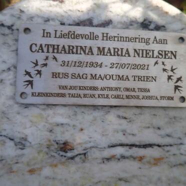NIELSEN Catharina Maria 1934-2021