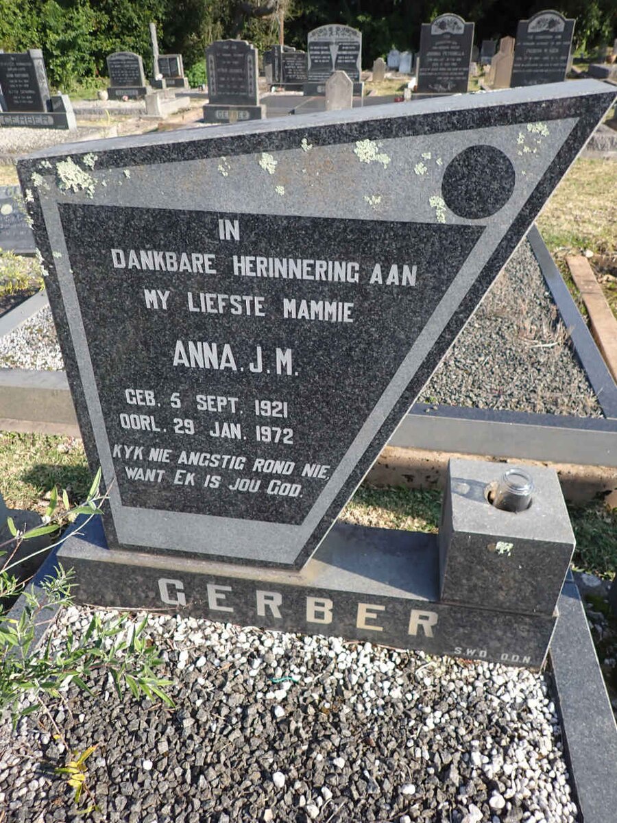 GERBER Anna J.M. 1921-1972