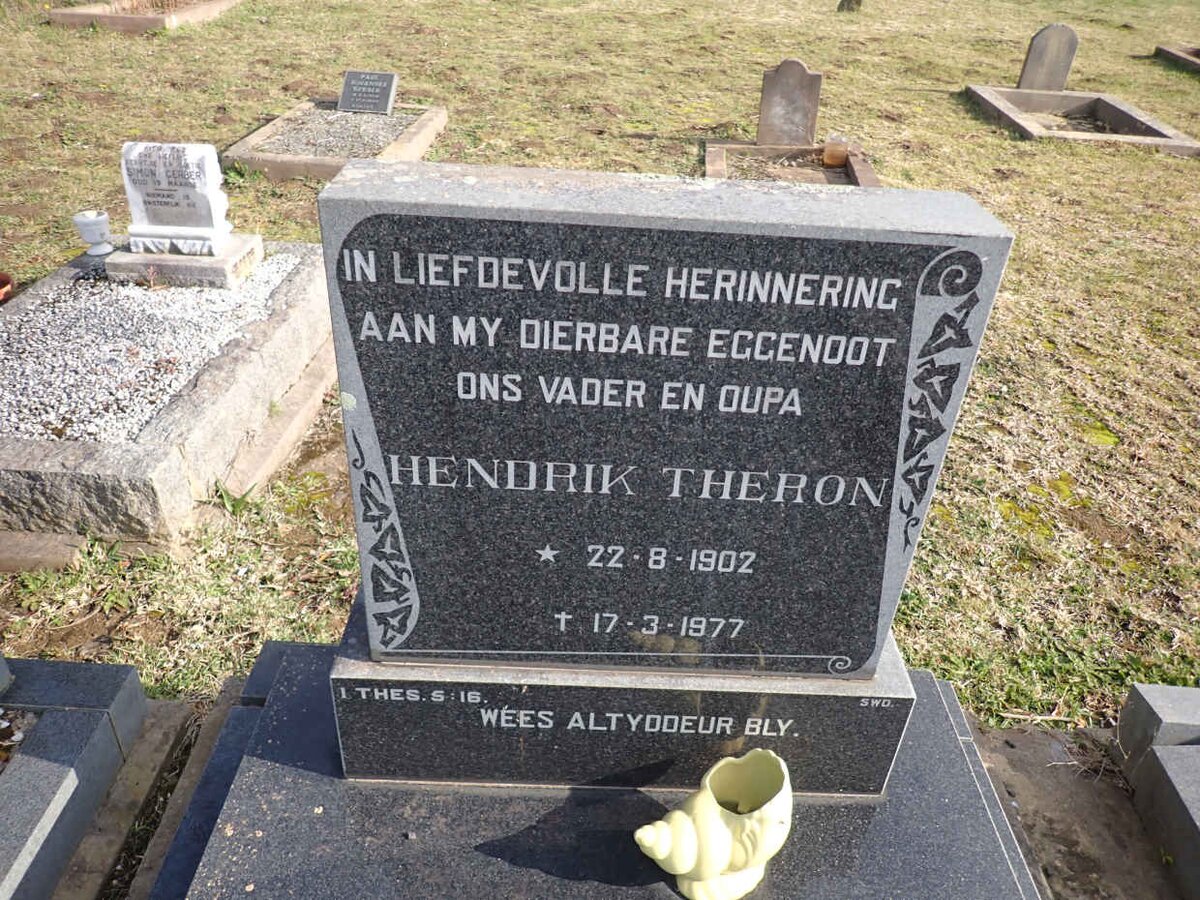 THERON Hendrik 1902-1977