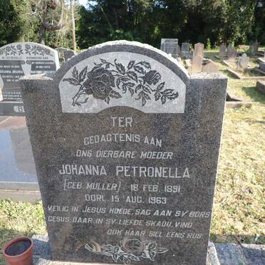 KOEN Johanna Petronella nee MULLER 1891-1963