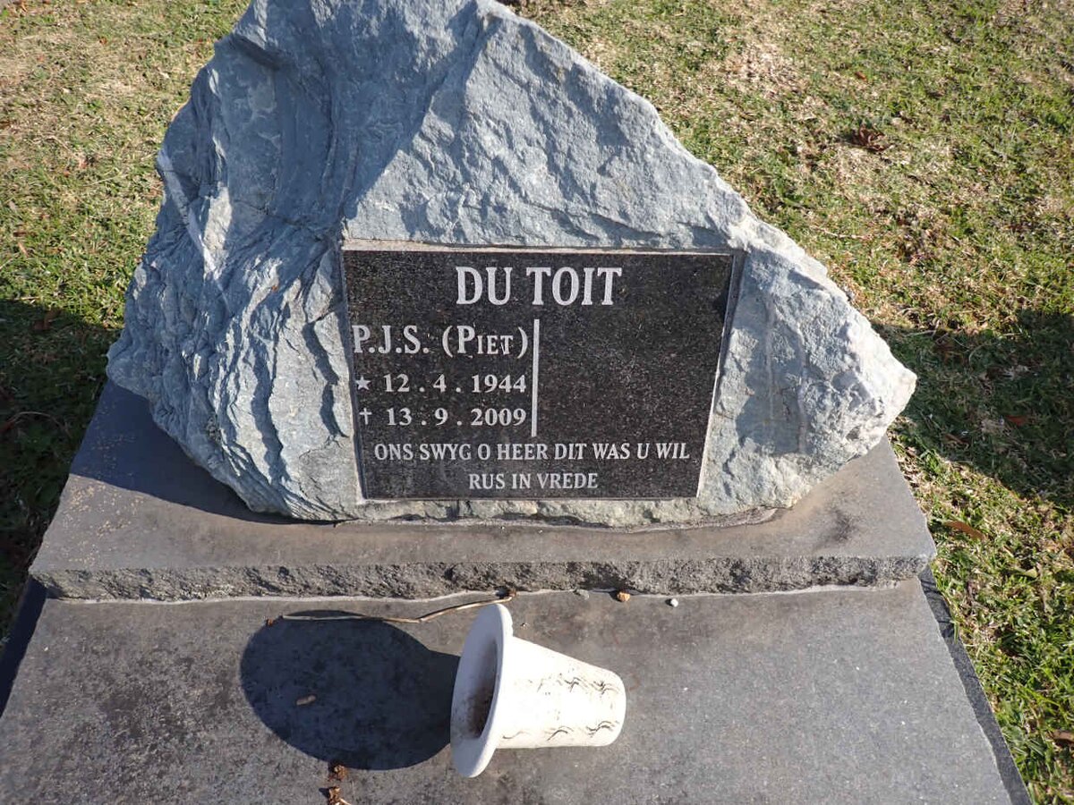 TOIT P.J.S., du 1944-2009 