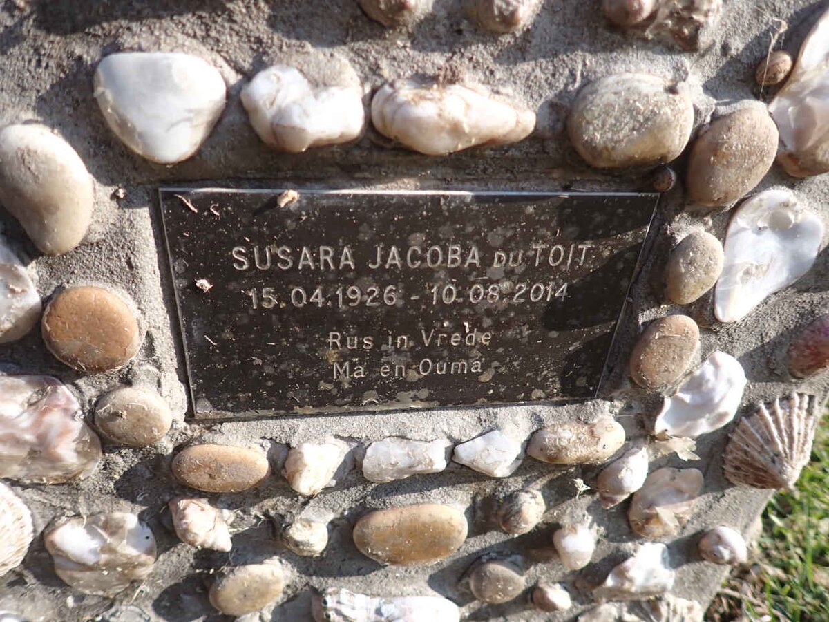 TOIT Susara Jacoba, du 1926-2014