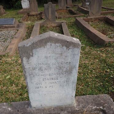 STANDER Marthinus Christoffel 1871-19?7