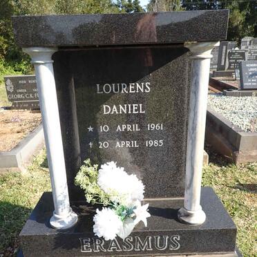 ERASMUS Lourens Daniel 1961-1985