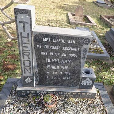 THERON Herklaas Philippus 1912-1978