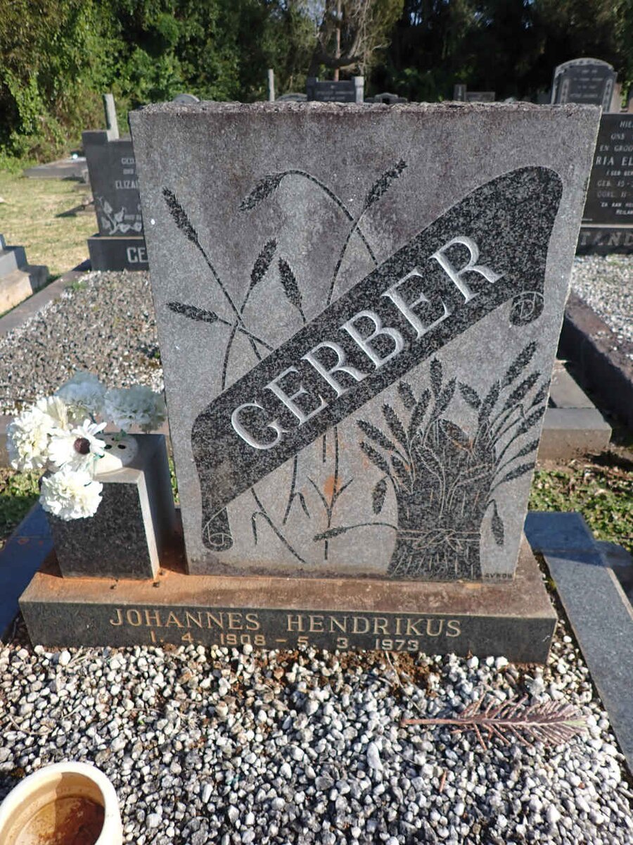 GERBER Johannes Hendrikus 1908-1973