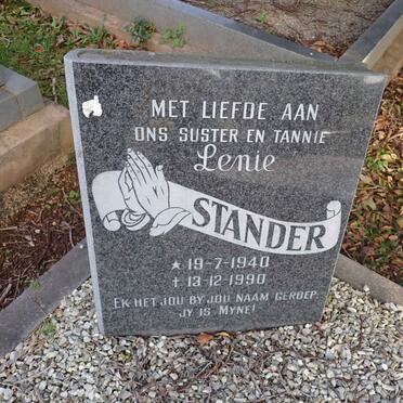 STANDER Lenie 1940-1990