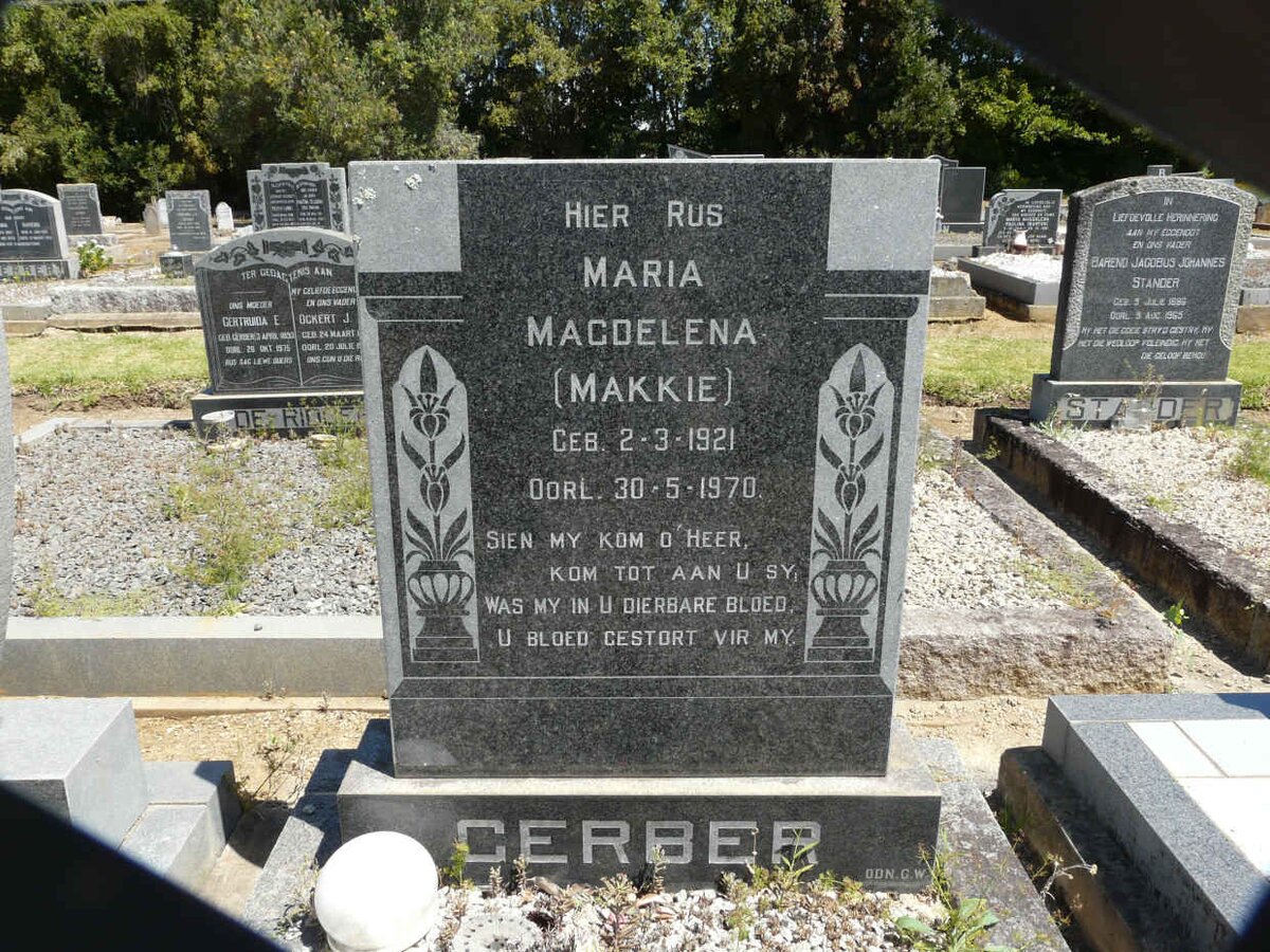 GERBER Maria Magdalena 1921-1970