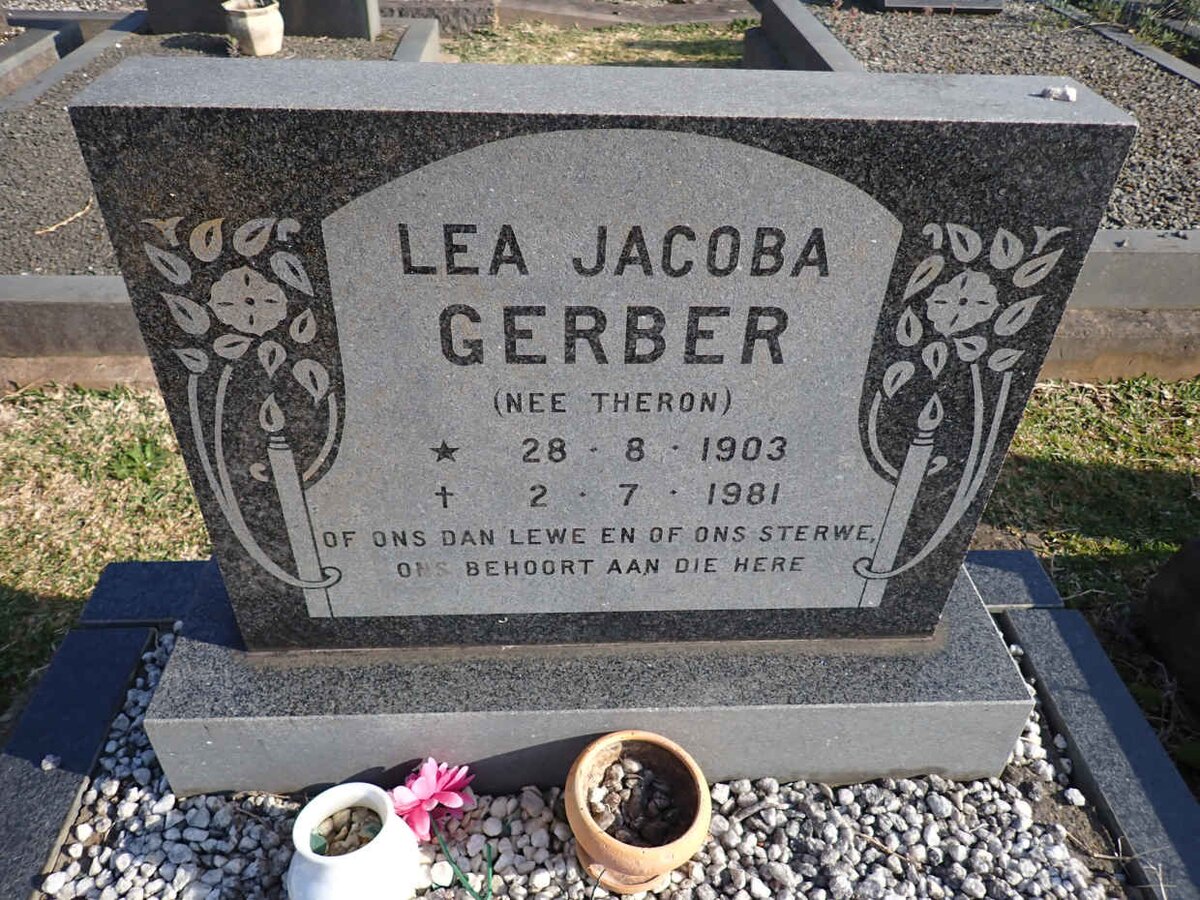 GERBER Lea Jacoba 1903-1981