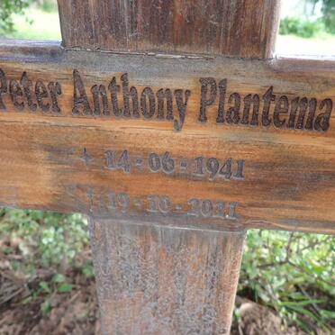 PLANTEMA Peter Anthony 1941-2021