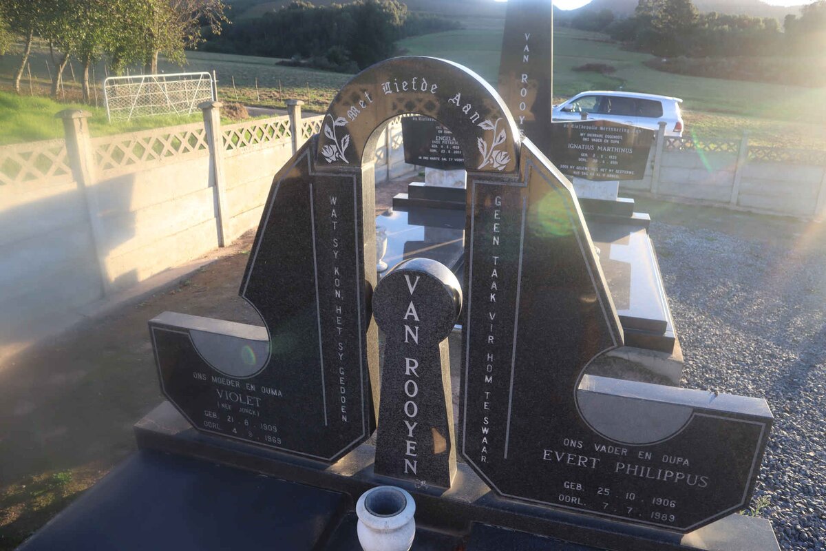 ROOYEN Evert Philippus, van 1906-1989 & Violet JONCK 1909-1969 _1