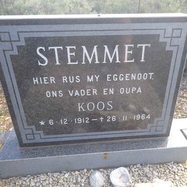 STEMMET Koos 1912-1964